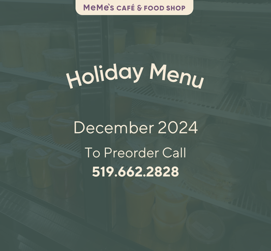 Holiday Menu