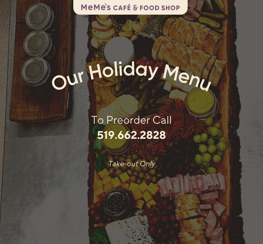 Our Holiday Entertaining Menu