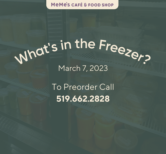 March 7: What's in the Freezer?