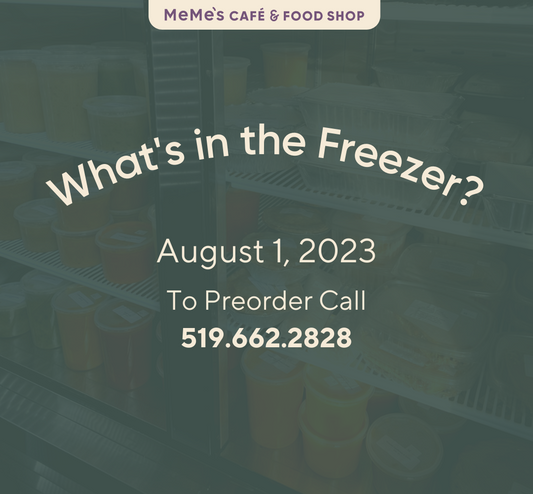 August 1: What's in the Freezer?