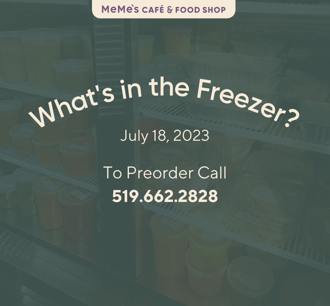 July 18: What's in the Freezer?