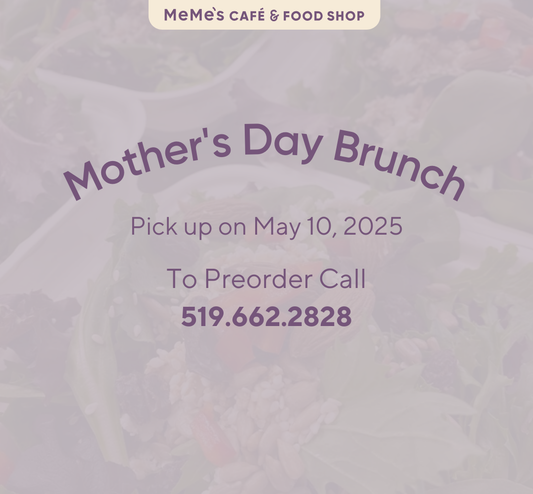 Mother’s Day Menu