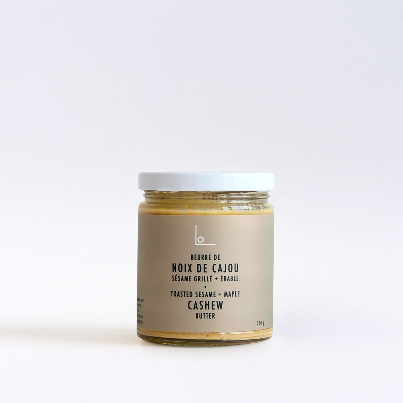 Toasted Sesame & Maple Cashew Butter